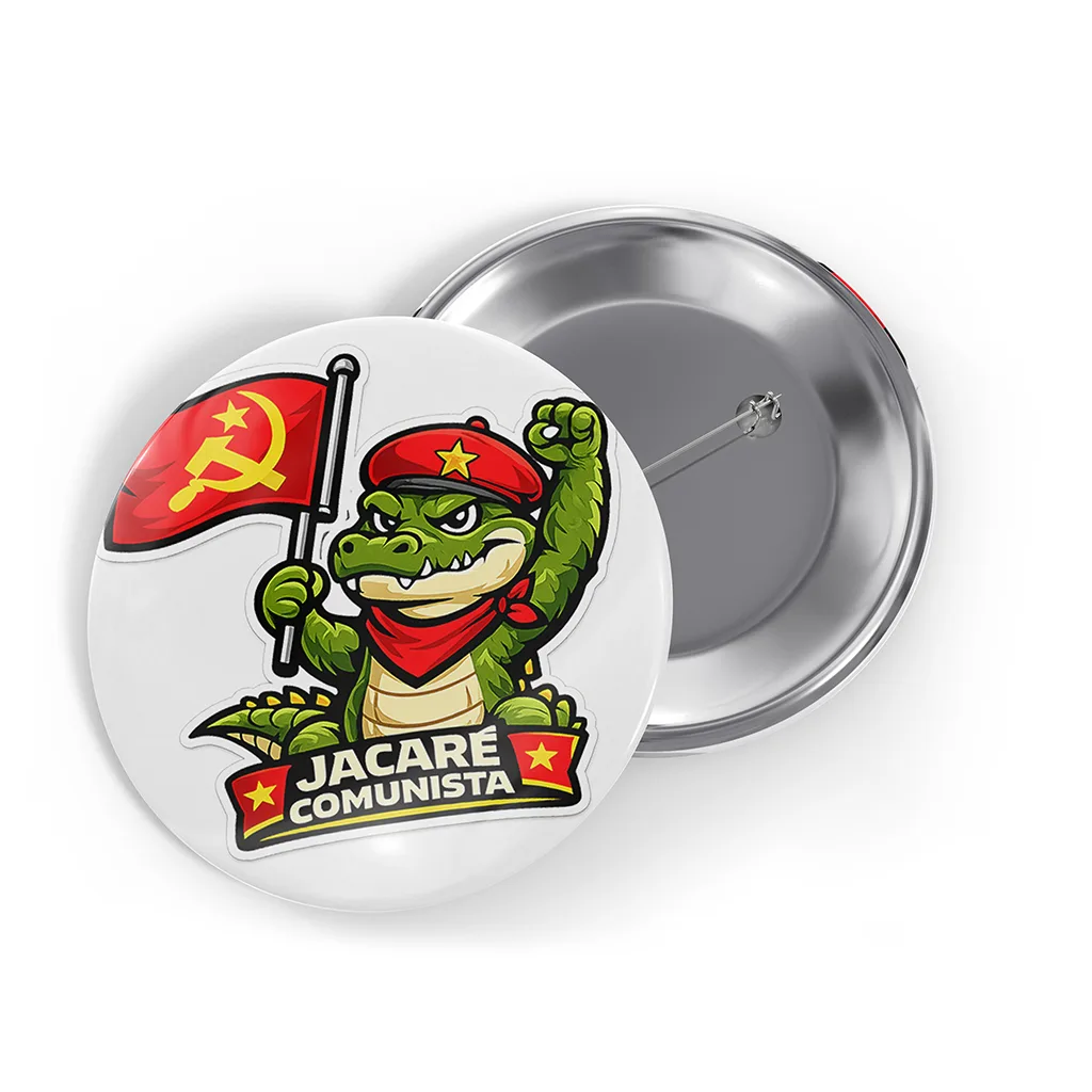 Botton - Jacaré Comunista