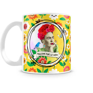 Caneca - Frida Kahlo "Passion Por La Vida"