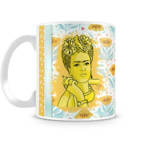 Caneca - Frida Kahlo "Pés Por Que Os Amaria"